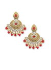 Red New Jhumka Design For Party And Functions Latest Earrings Collection 1907